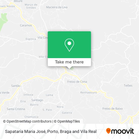 Sapataria Maria José mapa