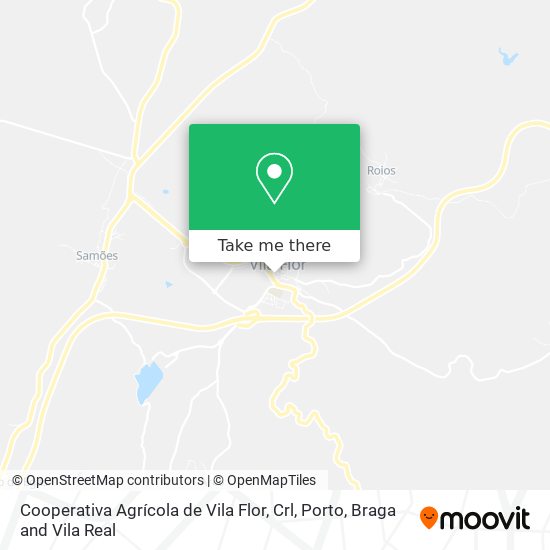 Cooperativa Agrícola de Vila Flor, Crl map