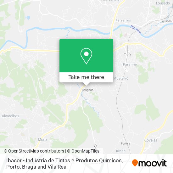 Ibacor - Indústria de Tintas e Produtos Químicos mapa