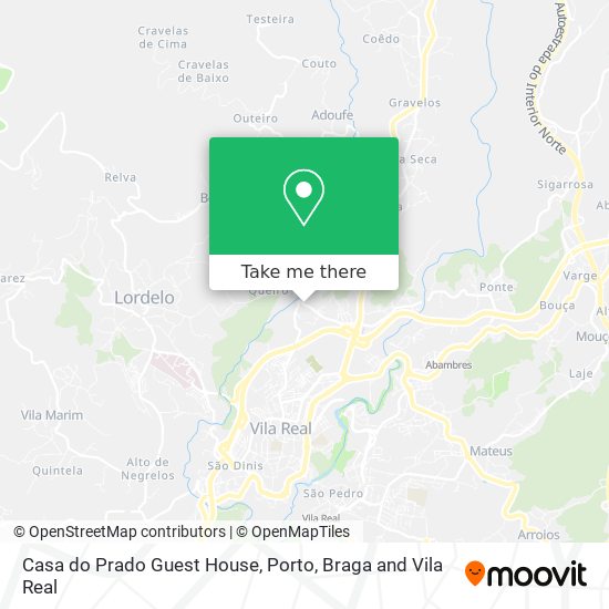 Casa do Prado Guest House map