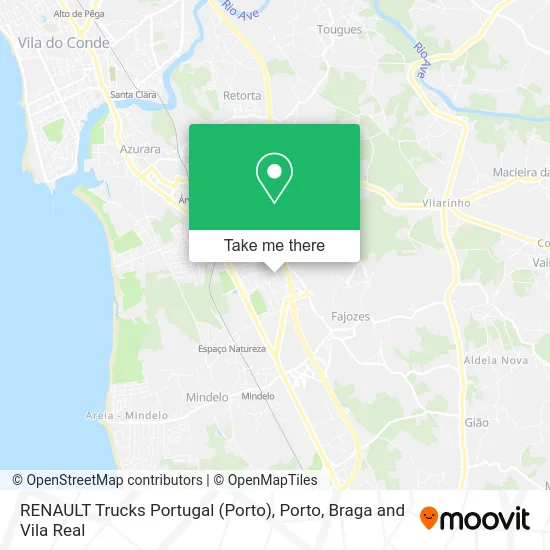 RENAULT Trucks Portugal (Porto) map