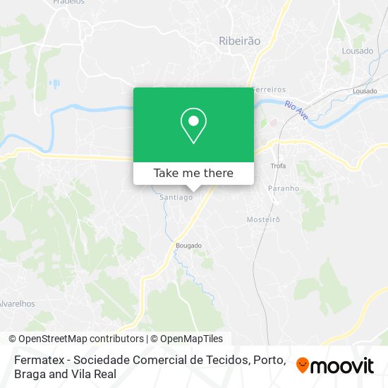 Fermatex - Sociedade Comercial de Tecidos mapa
