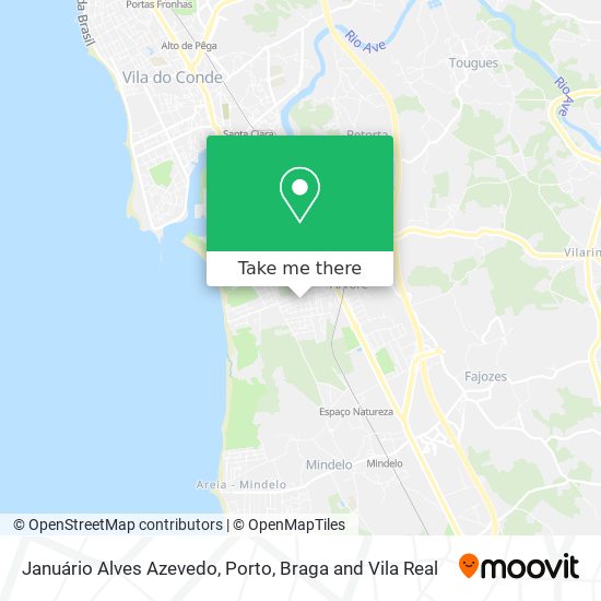 Januário Alves Azevedo map