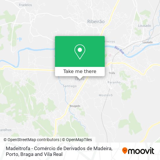 Madeitrofa - Comércio de Derivados de Madeira map