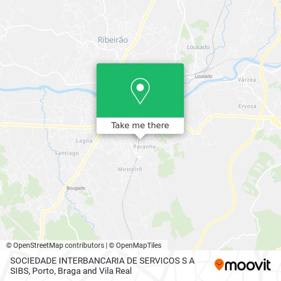 SOCIEDADE INTERBANCARIA DE SERVICOS S A SIBS map