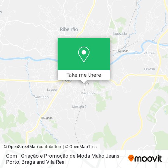 Cpm - Criação e Promoção de Moda Mako Jeans mapa