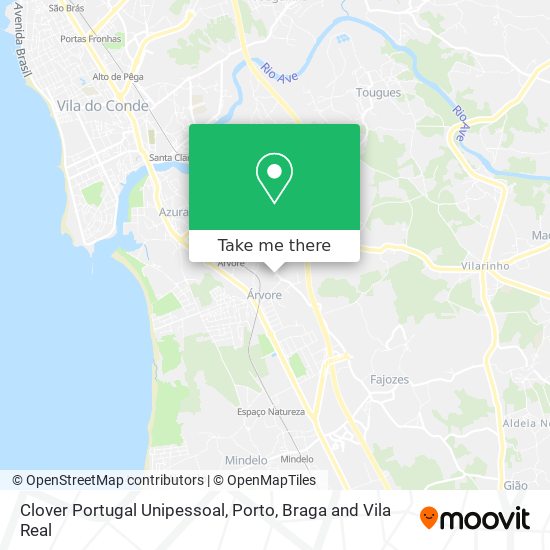 Clover Portugal Unipessoal map