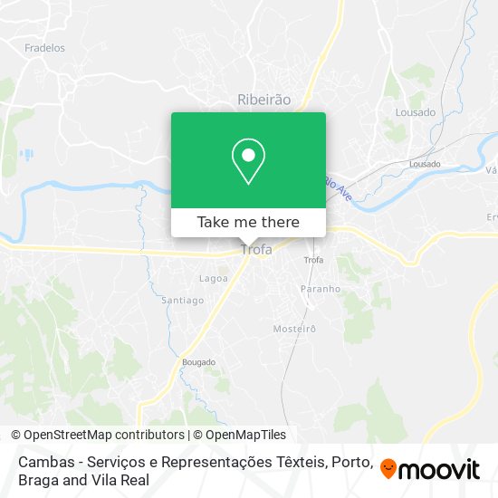 Cambas - Serviços e Representações Têxteis map