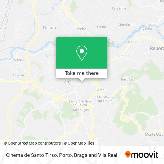 Cinema de Santo Tirso map