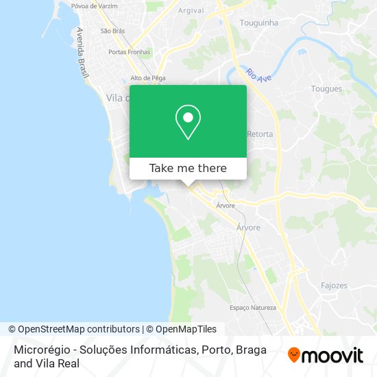 Microrégio - Soluções Informáticas mapa