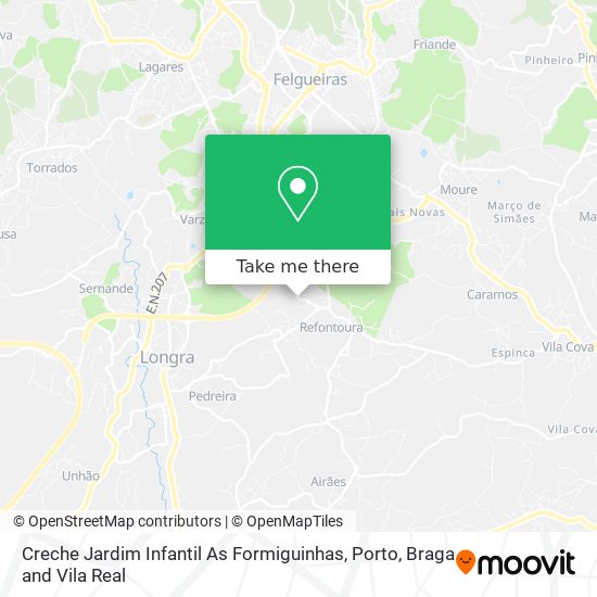 Creche Jardim Infantil As Formiguinhas map