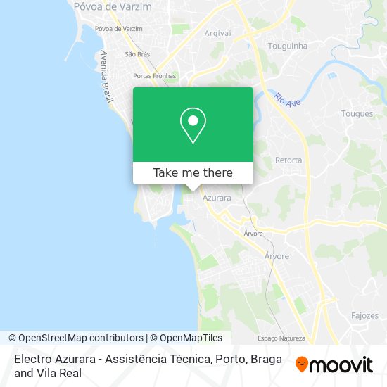 Electro Azurara - Assistência Técnica map