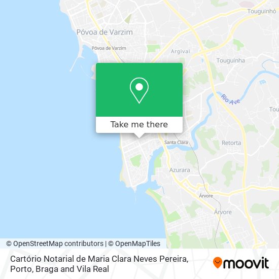 Cartório Notarial de Maria Clara Neves Pereira map