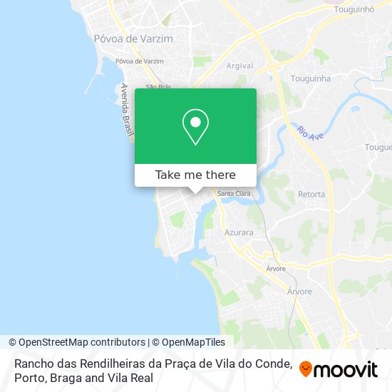 Rancho das Rendilheiras da Praça de Vila do Conde map