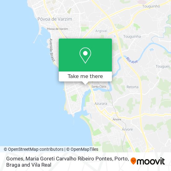 Gomes, Maria Goreti Carvalho Ribeiro Pontes map