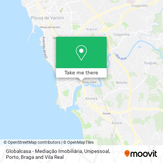 Globalcasa - Mediação Imobiliária, Unipessoal map