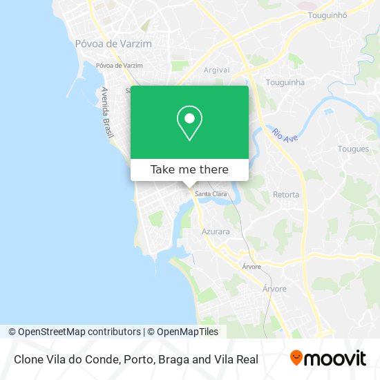Clone Vila do Conde map