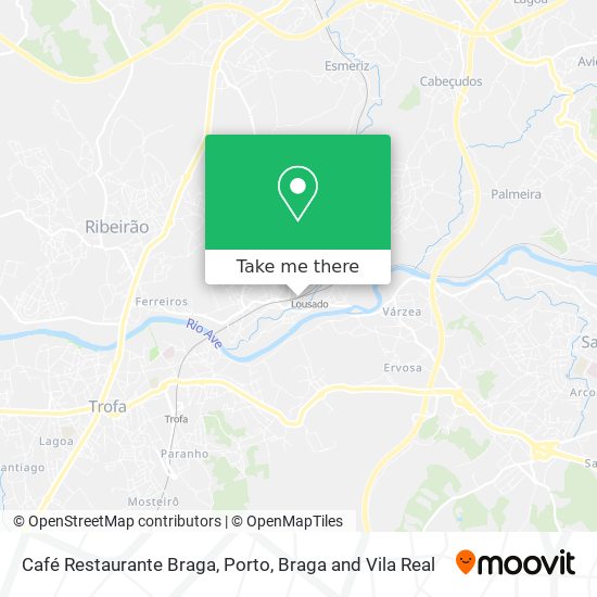 Café Restaurante Braga map