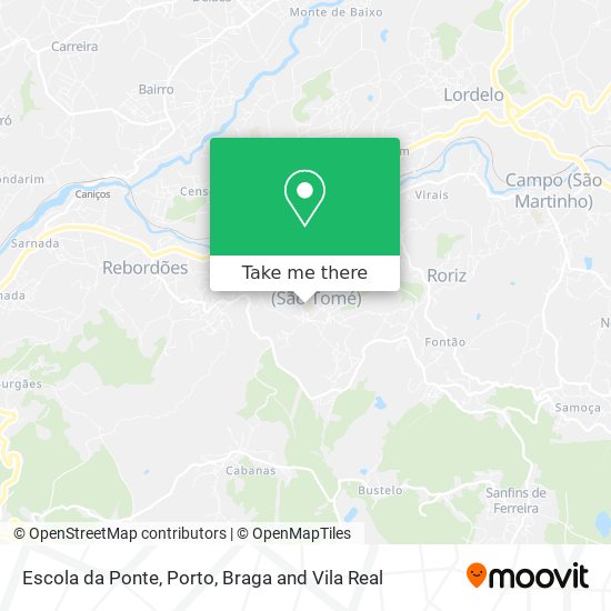 Escola da Ponte map