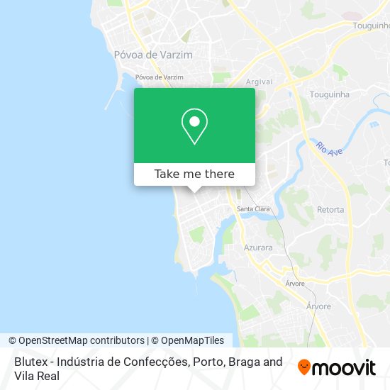 Blutex - Indústria de Confecções mapa