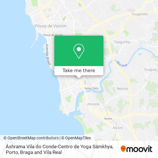 Áshrama Vila do Conde-Centro de Yoga Sámkhya map