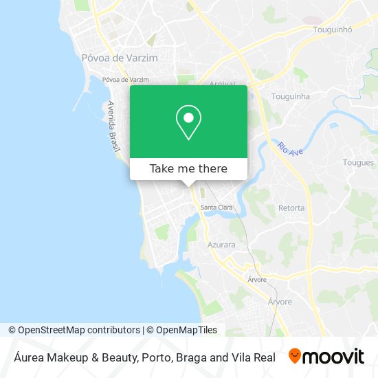 Áurea Makeup & Beauty map