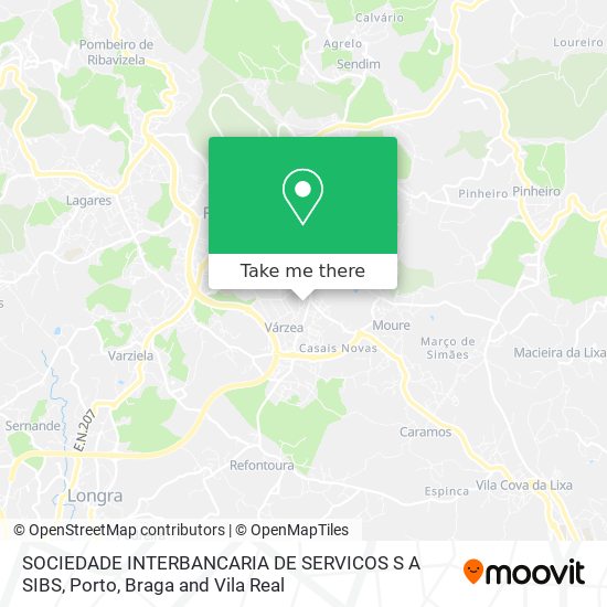 SOCIEDADE INTERBANCARIA DE SERVICOS S A SIBS mapa