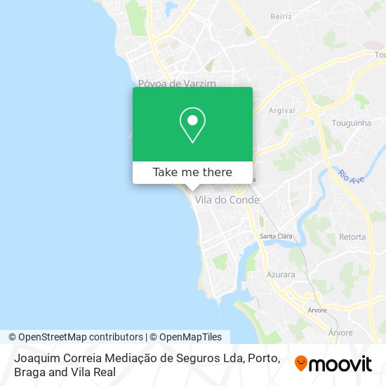 Joaquim Correia Mediação de Seguros Lda mapa