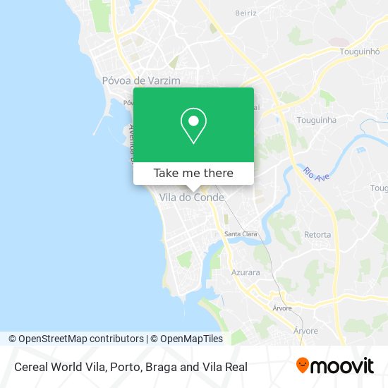 Cereal World Vila mapa