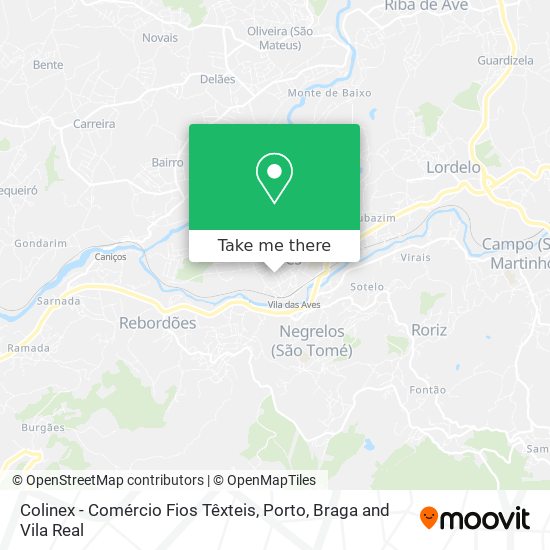 Colinex - Comércio Fios Têxteis map