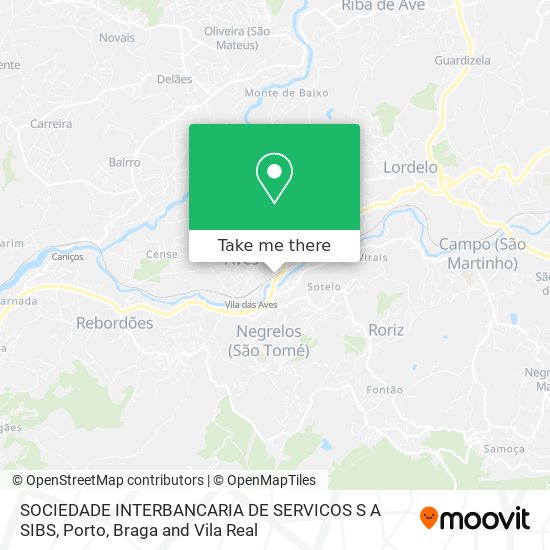 SOCIEDADE INTERBANCARIA DE SERVICOS S A SIBS map