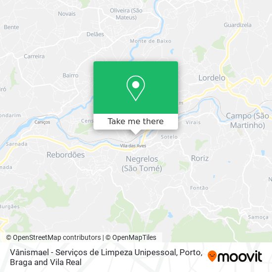 Vânismael - Serviços de Limpeza Unipessoal map