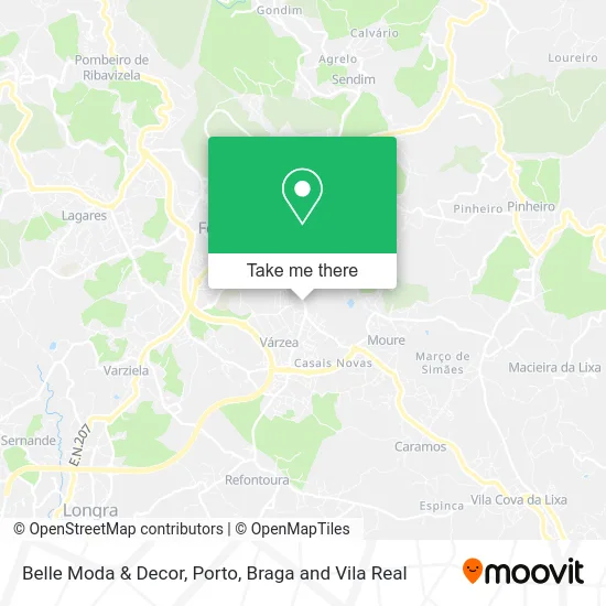 Belle Moda & Decor map