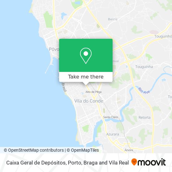 Caixa Geral de Depósitos mapa