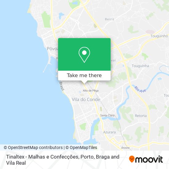 Tinaltex - Malhas e Confecções map