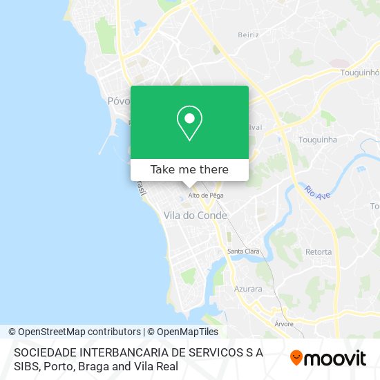 SOCIEDADE INTERBANCARIA DE SERVICOS S A SIBS mapa