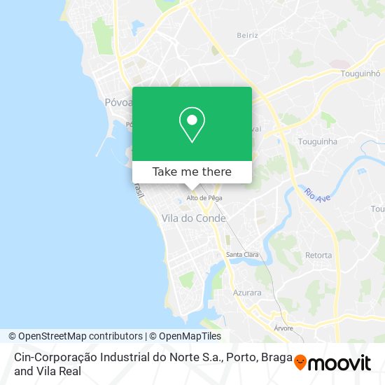 Cin-Corporação Industrial do Norte S.a. mapa