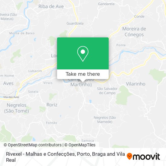 Rivexel - Malhas e Confecções mapa