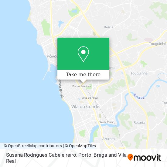 Susana Rodrigues Cabeleireiro mapa