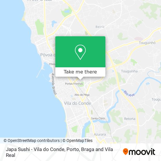 Japa Sushi - Vila do Conde map