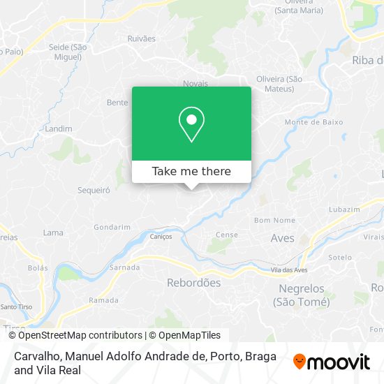 Carvalho, Manuel Adolfo Andrade de map