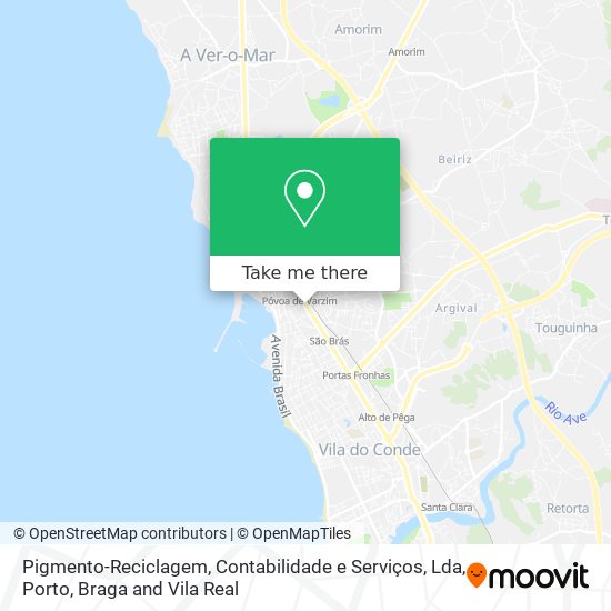 Pigmento-Reciclagem, Contabilidade e Serviços, Lda map