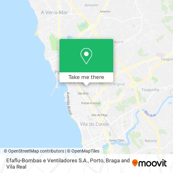 Efaflu-Bombas e Ventiladores S.A. map