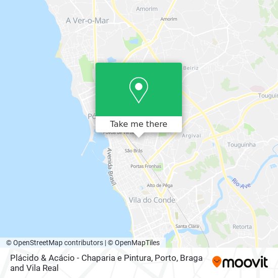 Plácido & Acácio - Chaparia e Pintura mapa