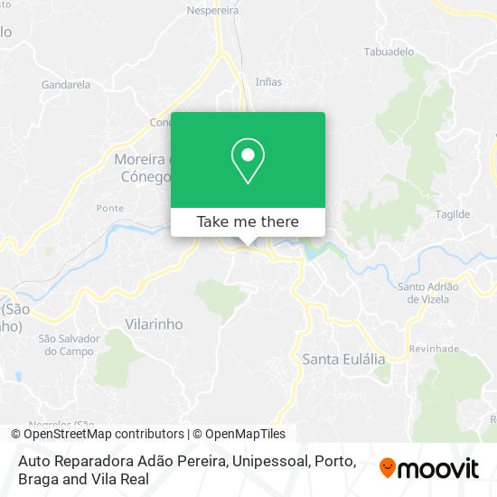 Auto Reparadora Adão Pereira, Unipessoal map