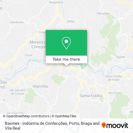 Baionex - Indústria de Confecções map