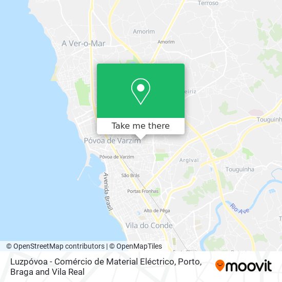 Luzpóvoa - Comércio de Material Eléctrico map