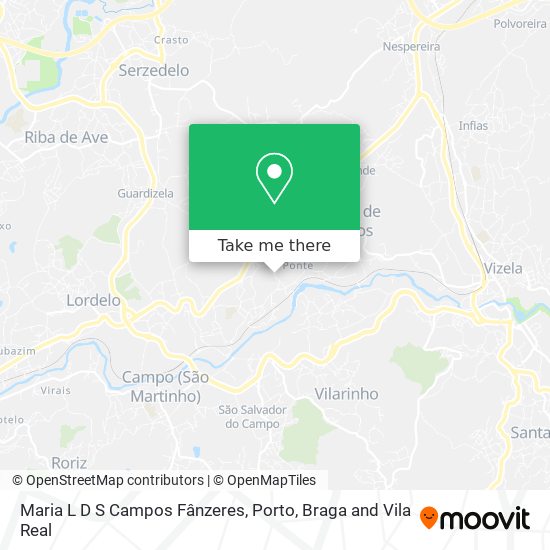 Maria L D S Campos Fânzeres map