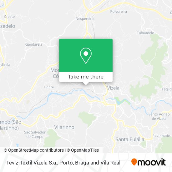 Teviz-Têxtil Vizela S.a. mapa