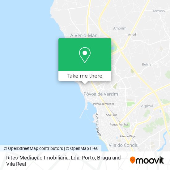 Rites-Mediação Imobiliária, Lda map